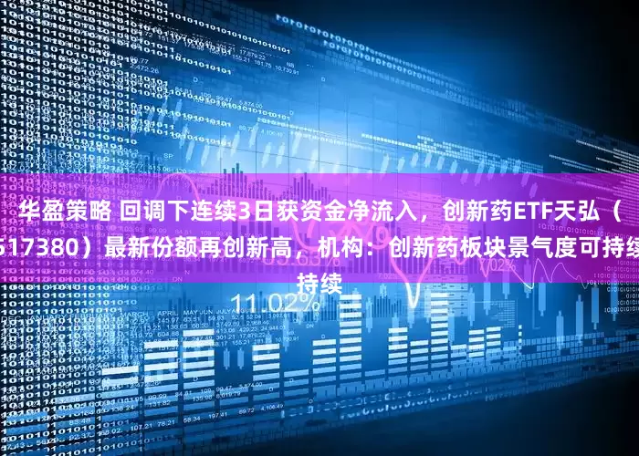 华盈策略 回调下连续3日获资金净流入，创新药ETF天弘（517380）最新份额再创新高，机构：创新药板块景气度可持续