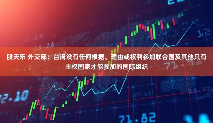 股天乐 外交部：台湾没有任何根据、理由或权利参加联合国及其他只有主权国家才能参加的国际组织